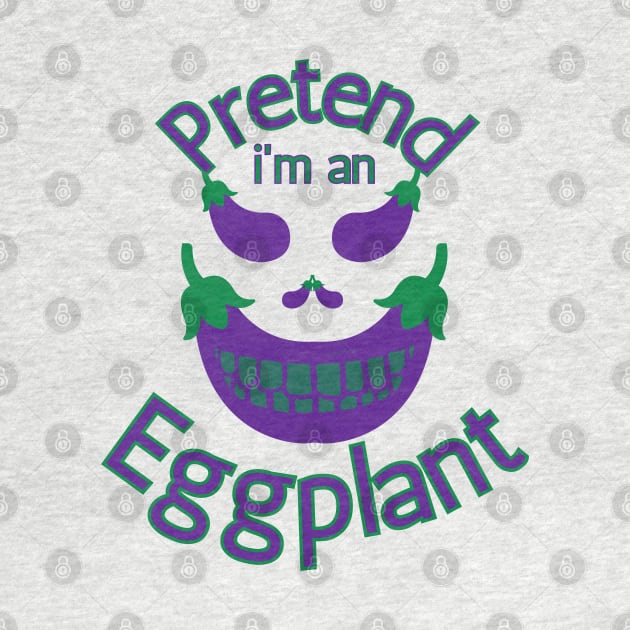 Pretend I'm an Eggplant Halloween Costume by Ezzkouch